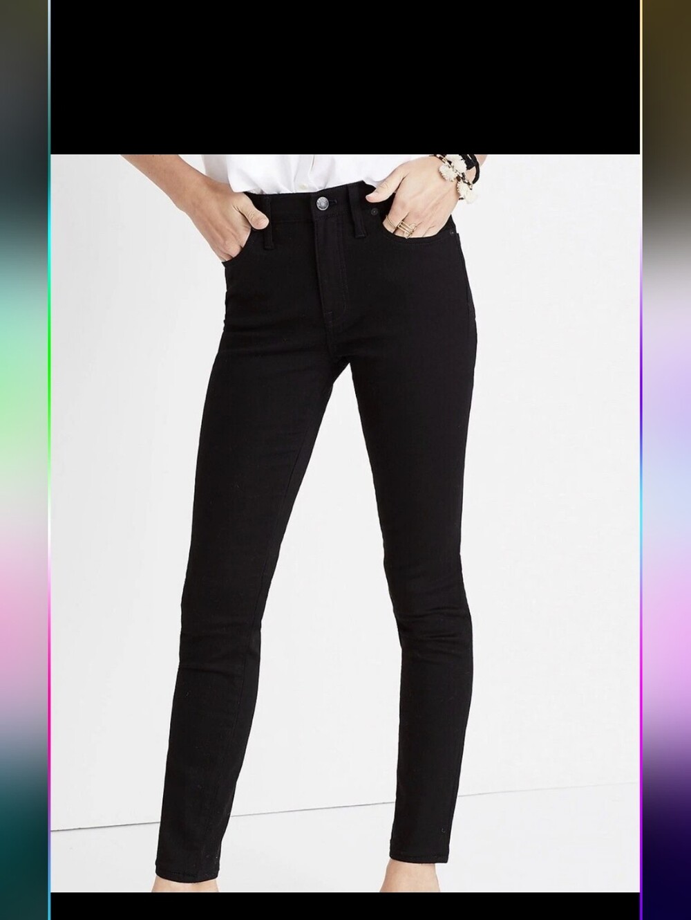 Madewell 9"High-Rise Skinny Jeans 27